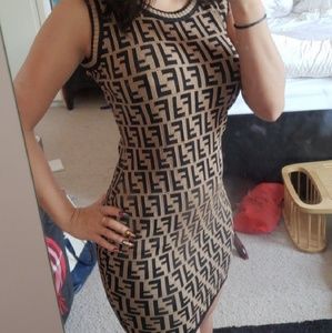 Fendi print dress